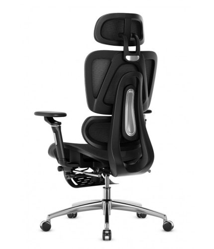 Mark Adler Premium Ergonomická pohodlná kancelárska stolička, nastaviteľná výška, opierka nôh, čierna
