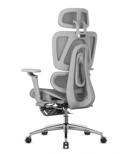 Mark Adler Expert Premium ergonomická pohodlná kancelárska stolička, nastaviteľná výška, opierka nôh, šedá