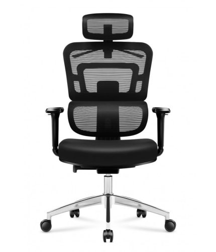 Mark Adler Expert 4.9 black Ergonomické ortopedické pohodlné kancelárske kreslo, bedrová opierka čierna
