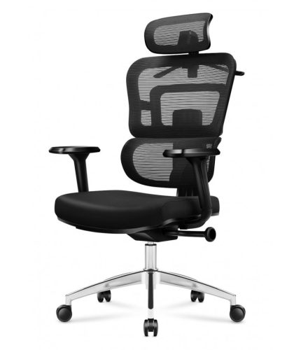 Mark Adler Expert 4.9 black Ergonomické ortopedické pohodlné kancelárske kreslo, bedrová opierka čierna