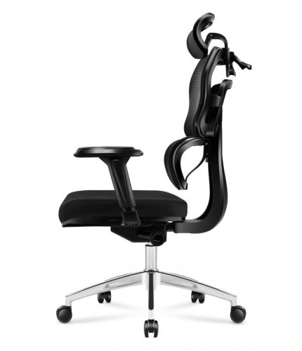 Mark Adler Expert 4.9 black Ergonomické ortopedické pohodlné kancelárske kreslo, bedrová opierka čierna