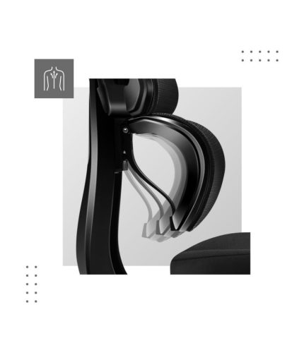 Mark Adler Expert 4.9 black Ergonomické ortopedické pohodlné kancelárske kreslo, bedrová opierka čierna