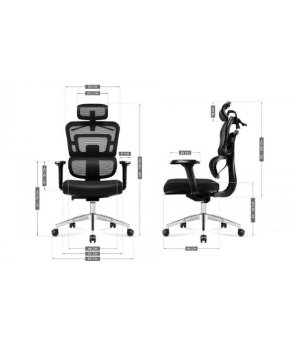 Mark Adler Expert 4.9 black Ergonomické ortopedické pohodlné kancelárske kreslo, bedrová opierka čierna