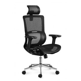   Mark Adler Expert 6.2 black Ergonomické ortopedické pohodlné kancelárske kreslo, bedrová opierka čierna