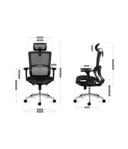 Mark Adler Expert 6.2 black Ergonomické ortopedické pohodlné kancelárske kreslo, bedrová opierka čierna