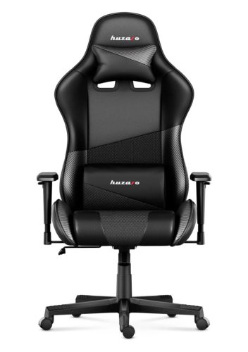 Huzaro Force 6.2 carbon herné stolička , polohovateľné podrúčky, polohovateľná bedrová noha + vankúš na krk, čiernošedá