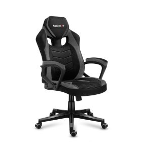   Huzaro Force 2.5 grey mesh hráčska stolička, pohodlná, herná stolička, otočná stolička, kreslo, čalúnený sedák, čierna šedá.