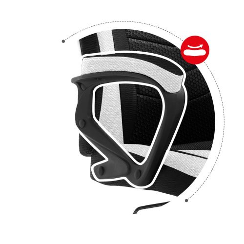 Huzaro Force 2.5 white hráčska stolička otočná stolička, kreslo, polstrovaný sedák, biela.