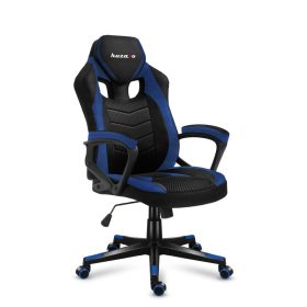   Huzaro Force 2.5 blue mesh herná stolička, otočná stolička kreslo čalúnený sedák čiernej a modrej.