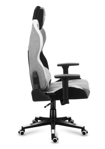 Huzaro Force 7.9 grey mesh herná stolička, nastaviteľné operadlo, nastaviteľné podrúčky, bedrový vankúš, odnímateľný krčný vankúš, látka sivá