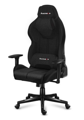 Huzaro Force 7.9 black herné kreslo sieťované, polohovateľné operadlo, bedrová opierka, odnímateľný krčný vankúš, látka, čierna.
