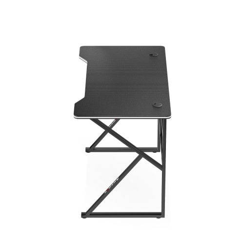 Herný stôl stôl Huzaro Hero 1.6 black, počítačový stôl čierny