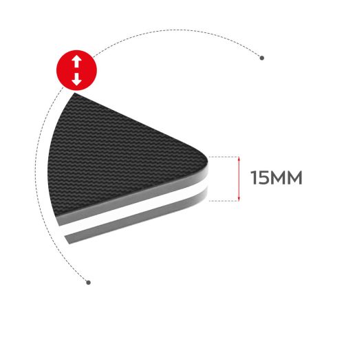 Herný stôl stôl Huzaro Hero 1.6 black, počítačový stôl čierny