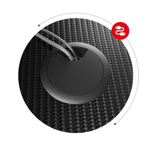 Herný stôl stôl Huzaro Hero 1.6 black, počítačový stôl čierny