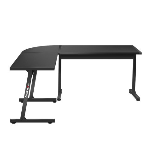 Herný rohový stôl Huzaro Hero 6.0 black, písací stôl čierny
