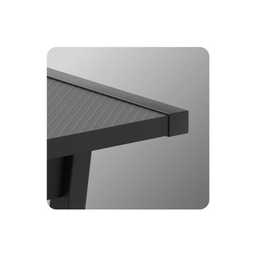 Huzaro herný stôl rohový stôl písací stôl RGB SMART čierny.