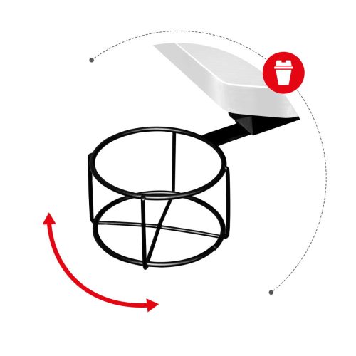 Huzaro Hero 7.0 white herný stôl rohový stôl písací stôl biely.