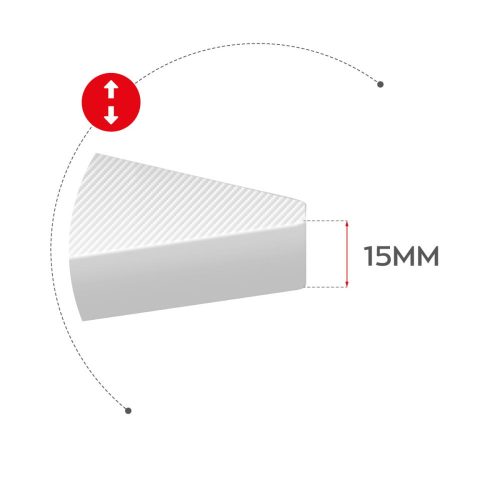 Huzaro Hero 7.0 white herný stôl rohový stôl písací stôl biely.