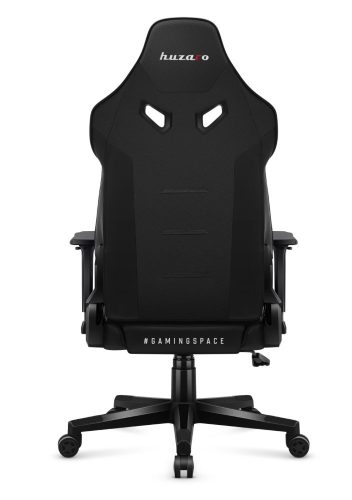 Huzaro Force 7.6 black hráčska stolička, polohovacie kreslo, materiál látka, bedrová opierka, opierka hlavy, tvarovaná pena s pamäťovou penou, čierna.