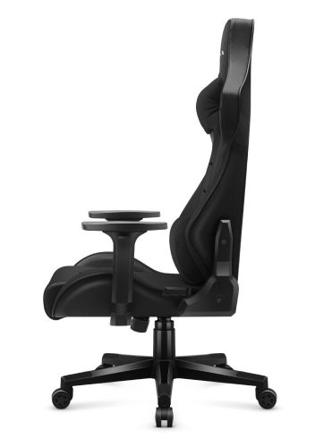 Huzaro Force 7.6 black hráčska stolička, polohovacie kreslo, materiál látka, bedrová opierka, opierka hlavy, tvarovaná pena s pamäťovou penou, čierna.