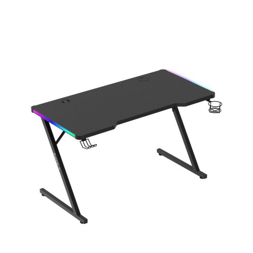 Huzaro herný stôl Hero 2.5 RGB, 120 x 60 cm, čierny.