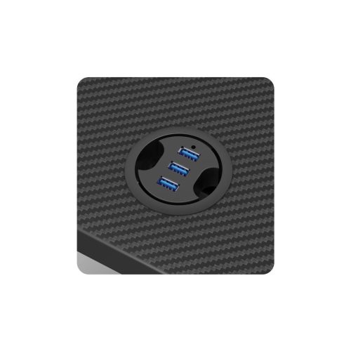 Huzaro herný stôl Hero 2.5 RGB, 120 x 60 cm, čierny.