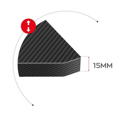Herný stolný Huzaro Hero 2.8 black počítačový stolík čierny