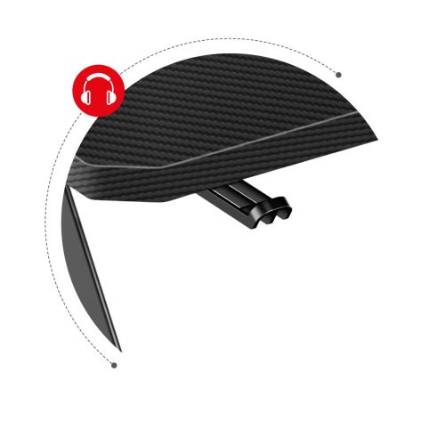 Herný stolný Huzaro Hero 2.8 black počítačový stolík čierny