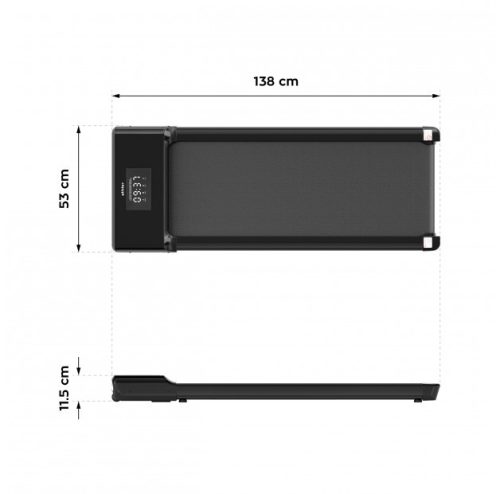 Athler Elektrický bežecký pás,  maximálna nosnosť 120 kg, čierny