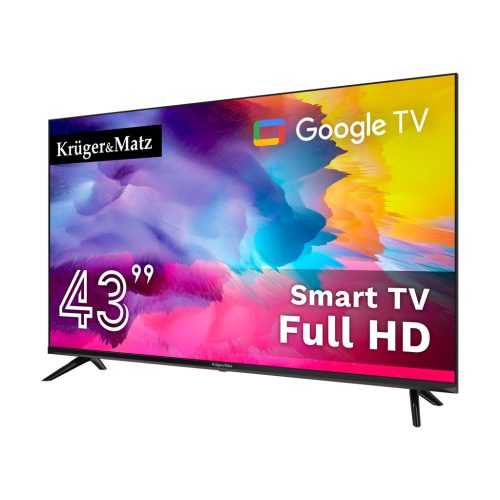 Televízor Kruger&Matz Smart TV 43" FHD DLED Google TV DVB-T2/T/C H.265 HEVC