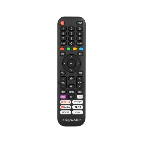 Kruger&Matz 43" FHD okos DVB-T2/S2 H.265 Hevc TV