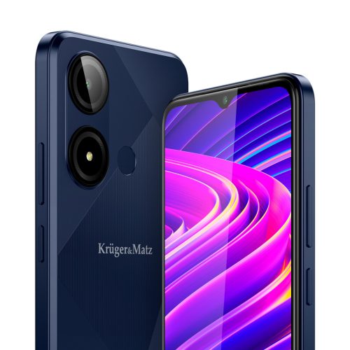 Smartfón Kruger&Matz FLOW 11 6,56" 4/64GB DualSIM 4000mAh LTE tmavomodrý