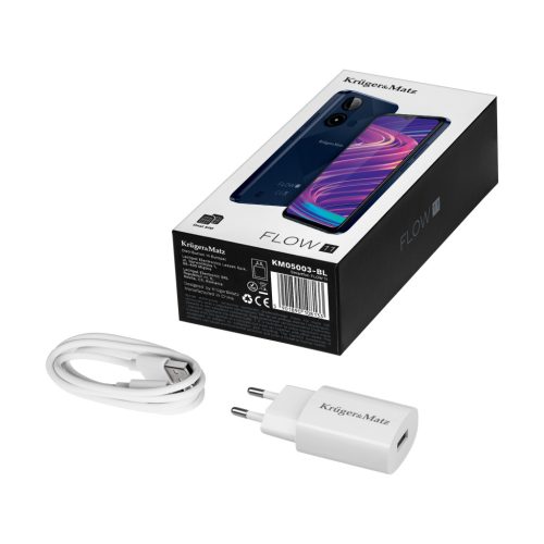 Smartfón Kruger&Matz FLOW 11 6,56" 4/64GB DualSIM 4000mAh LTE tmavomodrý