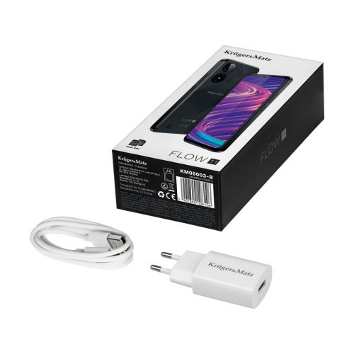 Smartfón Kruger&Matz FLOW 11 6,56" 4/64GB DualSIM 4000mAh LTE čierna