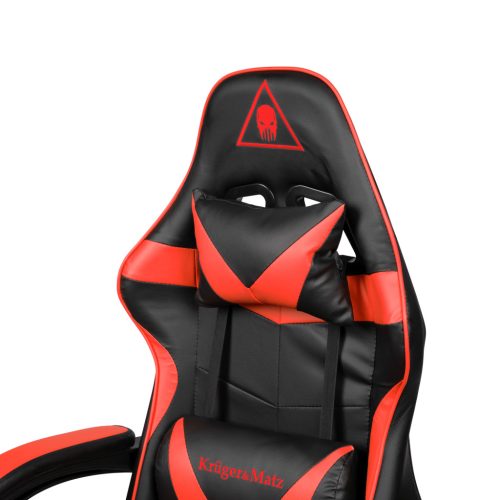 Herné kreslo Warrior GX-150 červeno-čierne