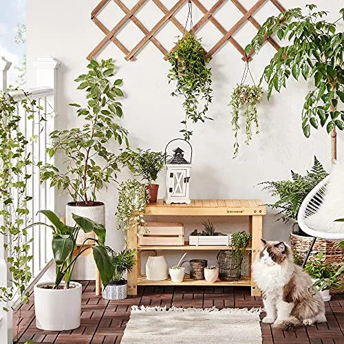 SONGMICS Bambusová polica na topánky, 3 úrovne, prírodná 70x28x45cm