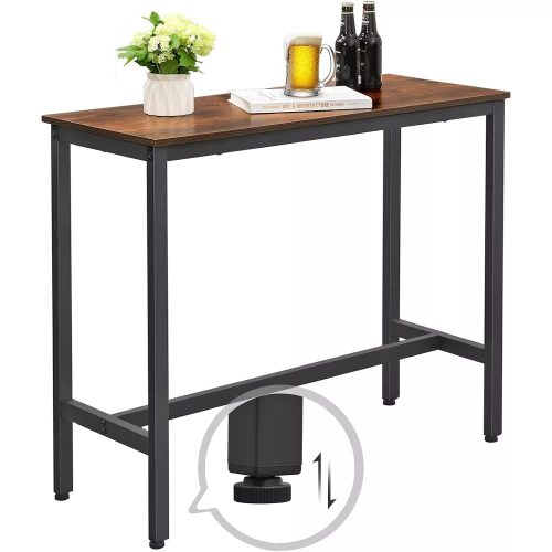 Vasagle Kuchynský barový stôl, rustikálny hnedý.