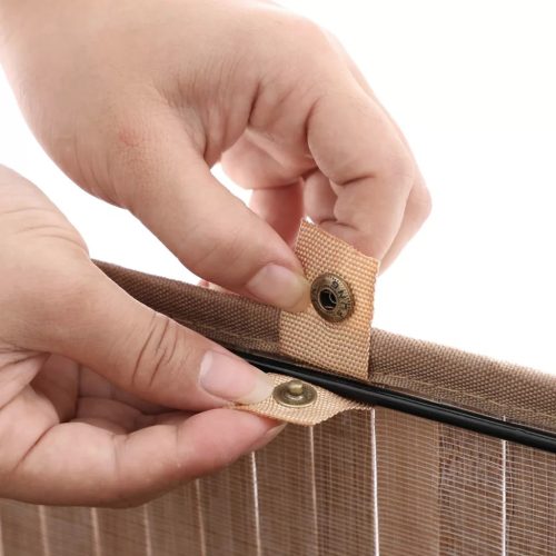 SONGMICS Bambusový kôš na bielizeň 72 l