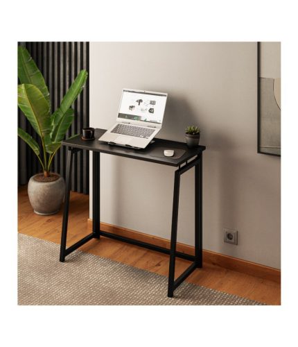 Mark Adler Leader 1.5 black Skladací kancelársky počítačový stôl, čierny