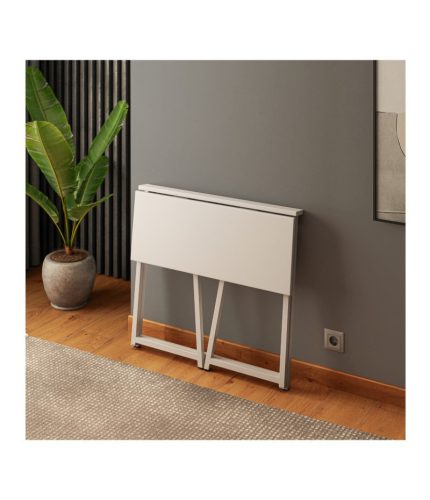 Mark Adler Leader 1.5 white Skladací kancelársky počítačový stôl, biely