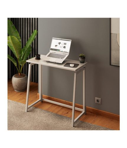 Mark Adler Leader 1.5 white Skladací kancelársky počítačový stôl, biely