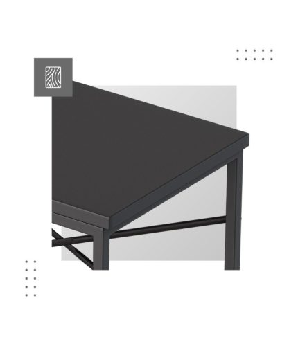 Mark Adler Leader 4.0 black Kancelársky počítačový stôl blitz čierny