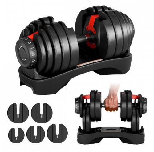 Nastaviteľná sada činiek a tyčí Athler, 2,5 kg až 24 kg