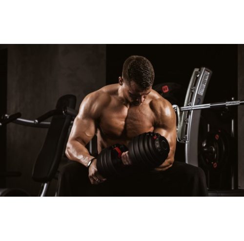 Nastaviteľná sada činiek a tyčí Athler, 2,5 kg až 24 kg