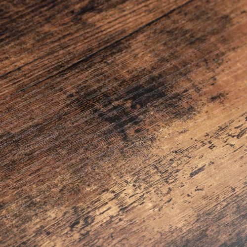 Lavica na topánky s polstrovaným sedadlom, rustikálna hnedá 100x40x47cm