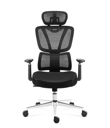 Mark Adler Expert 4.6 Ergonomické ortopedické pohodlné kancelárske kreslo, bedrová opierka čierna