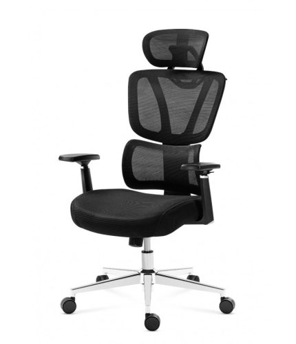 Mark Adler Expert 4.6 Ergonomické ortopedické pohodlné kancelárske kreslo, bedrová opierka čierna