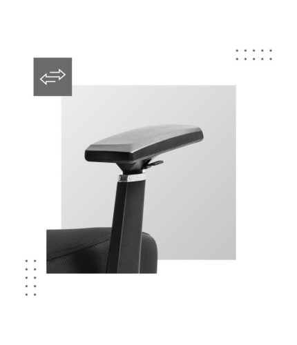 Mark Adler Expert 4.6 Ergonomické ortopedické pohodlné kancelárske kreslo, bedrová opierka čierna