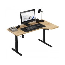   Mark Adler Leader 9.1 nastaviteľný stôl, 145 x 85 cm, nosnosť 70 kg, s držiakom na slúchadlá, drevený