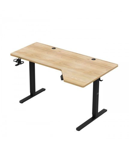 Mark Adler Leader 9.1 nastaviteľný stôl, 145 x 85 cm, nosnosť 70 kg, s držiakom na slúchadlá, drevený